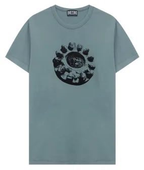 Diesel Graphic-Printed Crewneck T-Shirt