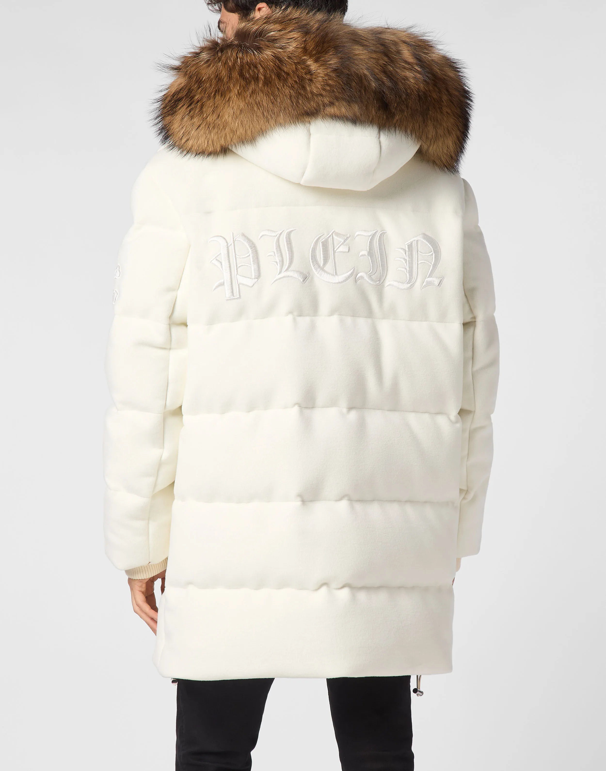 Down Jacket WIth Fur Hood