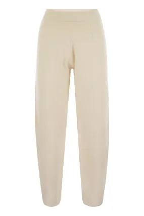 DULA - STRETCH VISCOSE TROUSERS