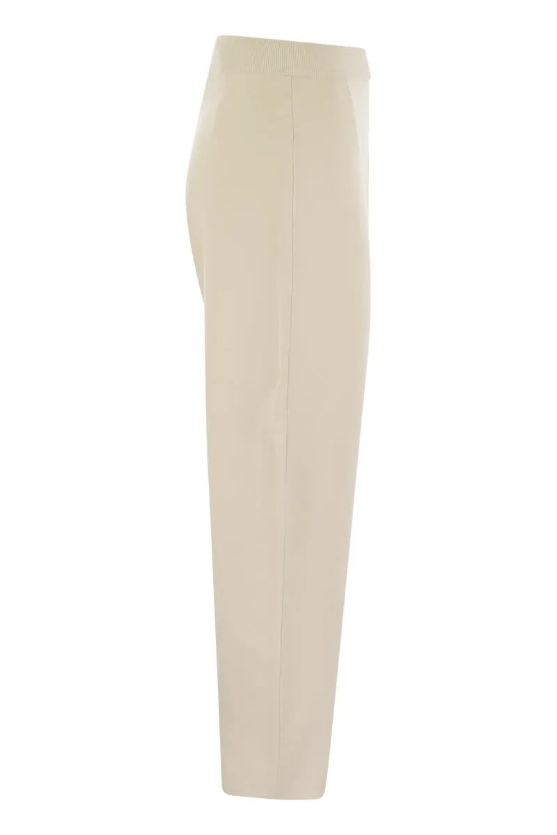 DULA - STRETCH VISCOSE TROUSERS