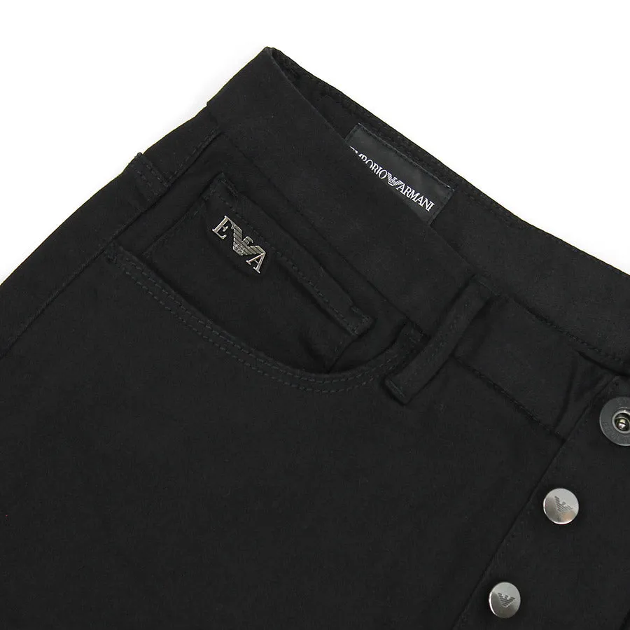 Emporio Armani - J06 Slim Fit Jeans in Black