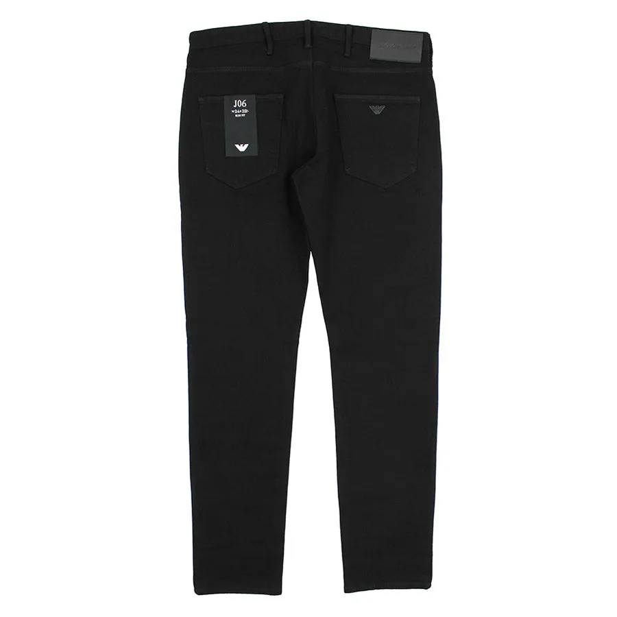 Emporio Armani - J06 Slim Fit Jeans in Black