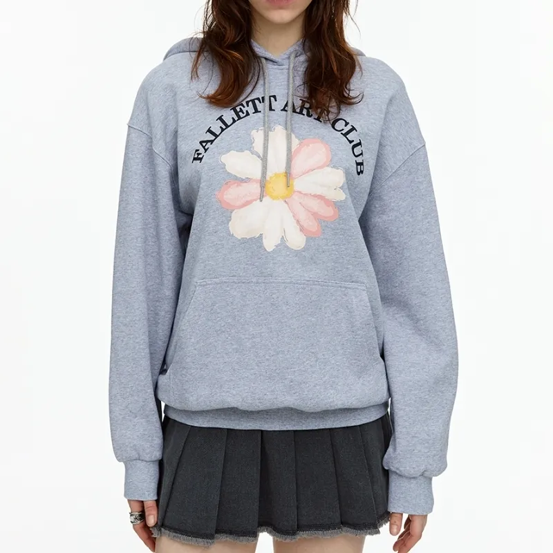 Fallett  |Flower Patterns Street Style Long Sleeves Cotton Logo