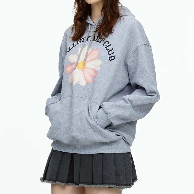 Fallett  |Flower Patterns Street Style Long Sleeves Cotton Logo