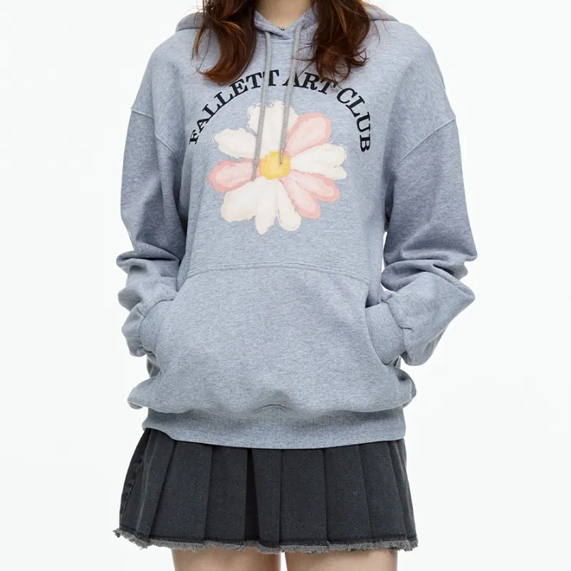 Fallett  |Flower Patterns Street Style Long Sleeves Cotton Logo