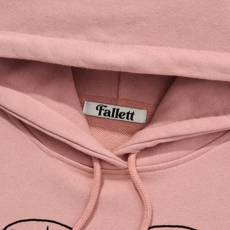 Fallett  |Heart Street Style Long Sleeves Cotton Logo