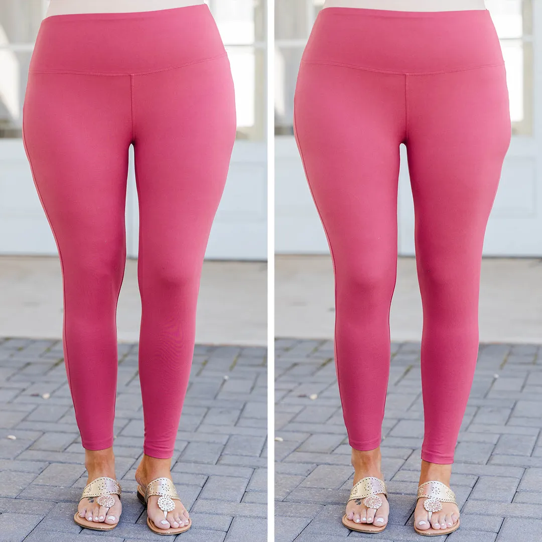 First Place Leggings, Rose