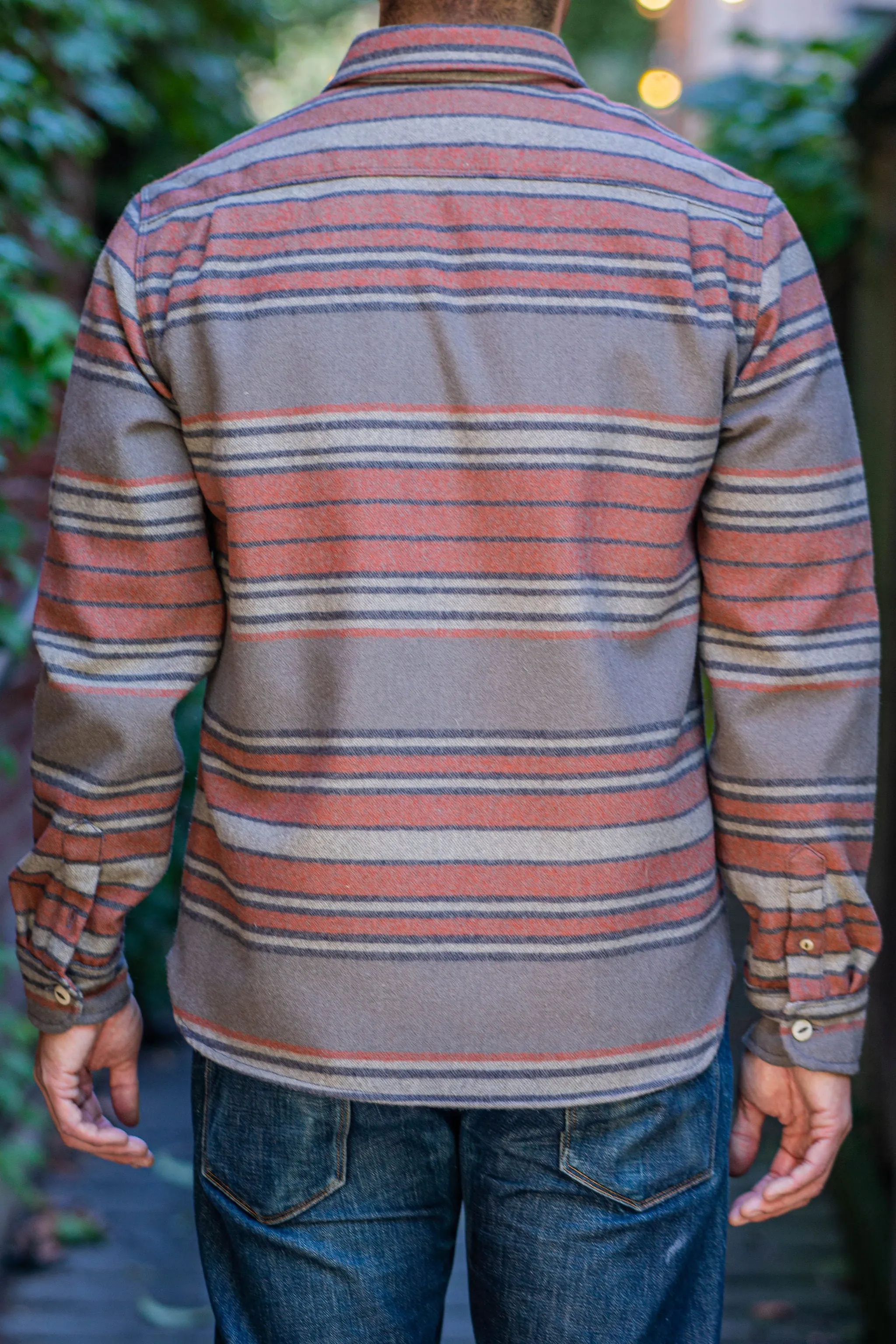 Freenote Cloth Alta - Cedar Stripe Wool