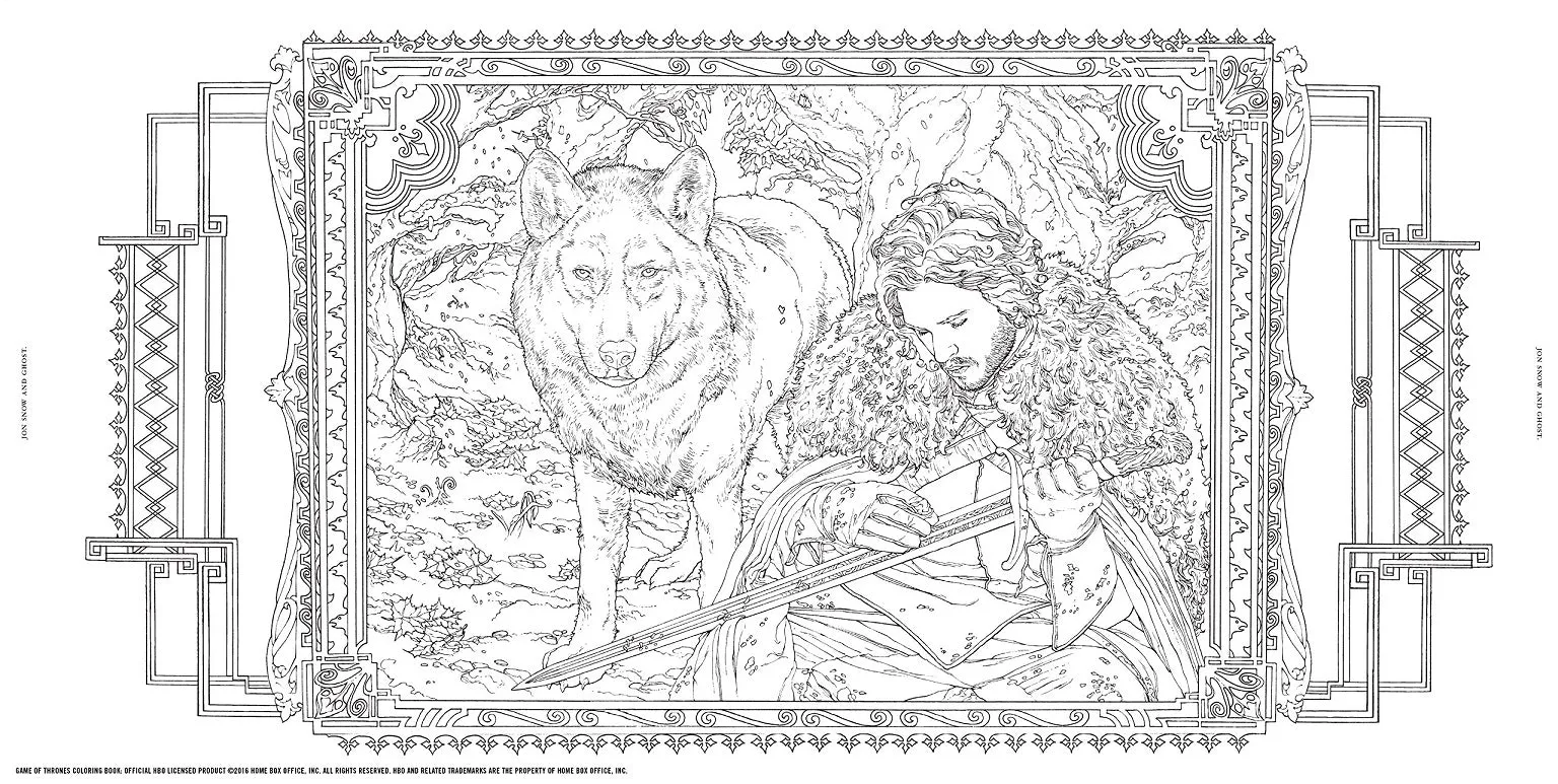 Game of Thrones Coloring Book