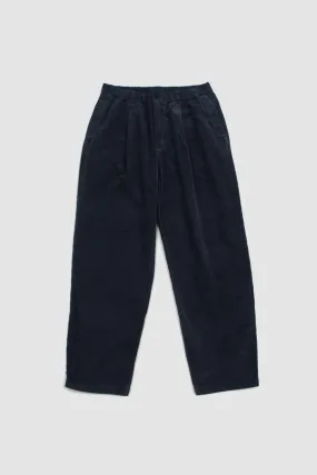 Garment Dye Corduroy Pants - Teal Blue