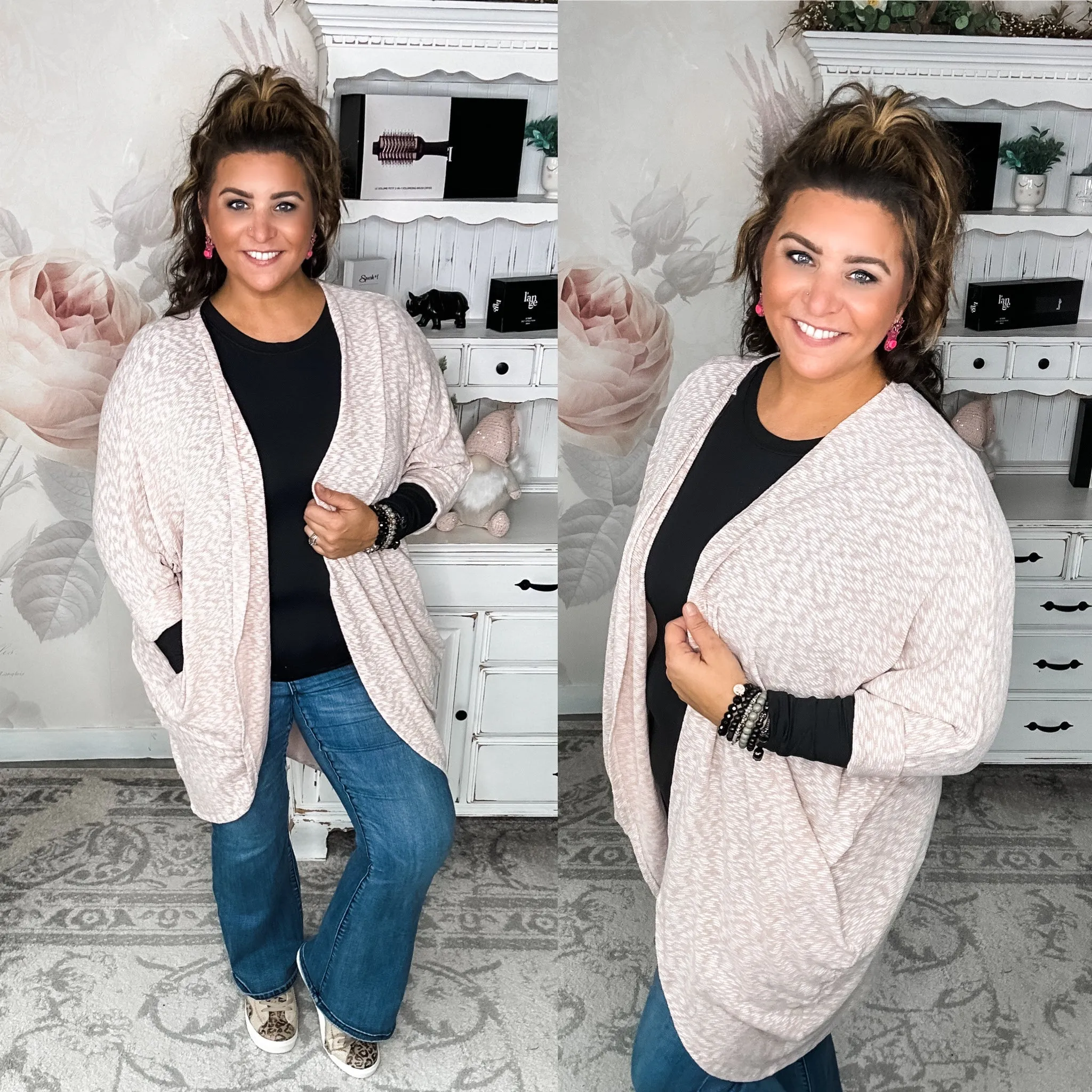 Get it First Cardigan - Light Mauve