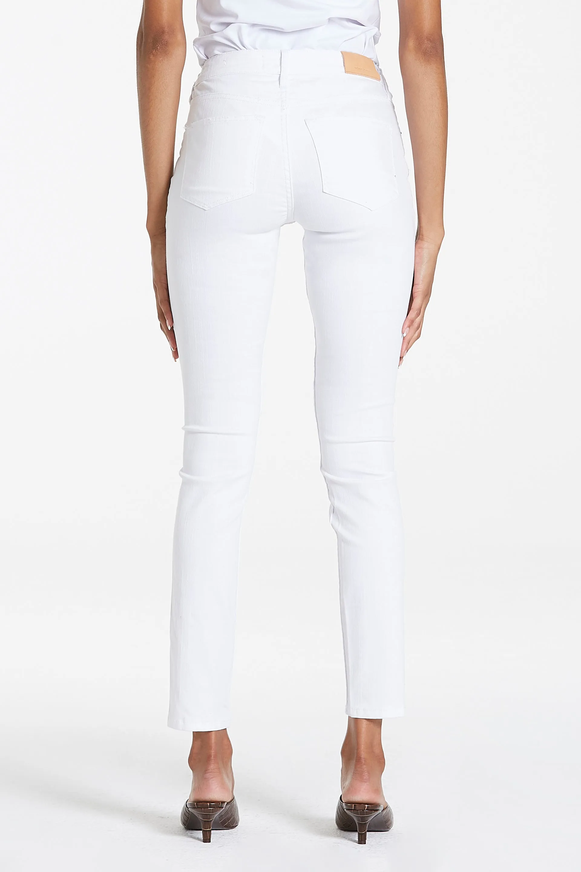 Gisele High Rise Skinny Jeans White