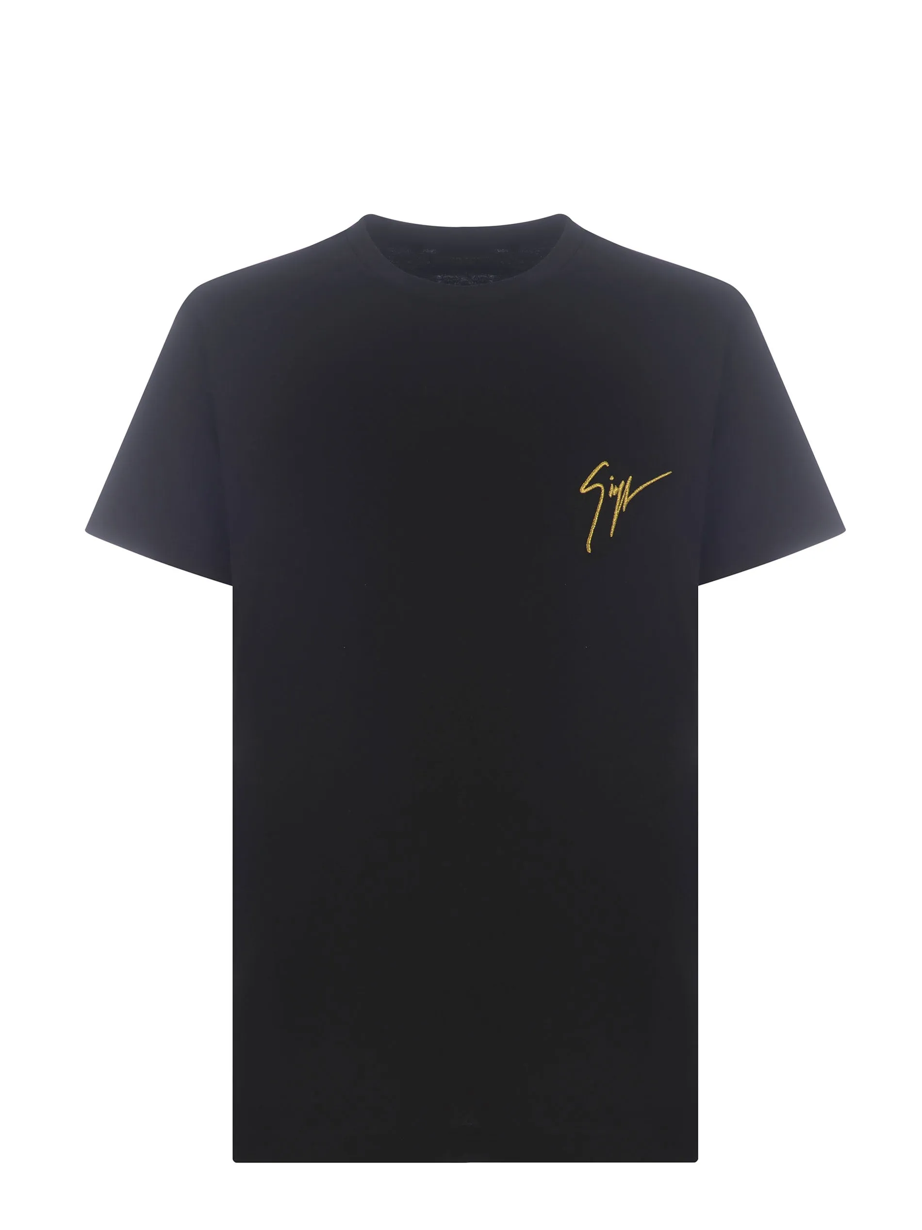 Giuseppe Zanotti Logo Embroidered Crewneck T-Shirt