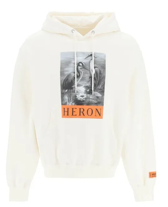 Heron Preston  |Unisex Street Style Long Sleeves Plain Cotton Logo Hoodies