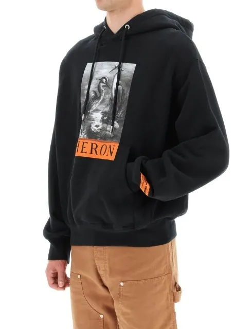 Heron Preston  |Unisex Street Style Long Sleeves Plain Cotton Logo Hoodies