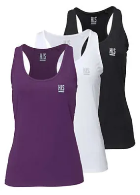 H.I.S Pack of 3 Vests | Grattan