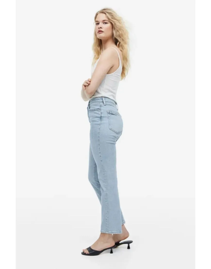 HM Slim Mom Jeans Light Wash