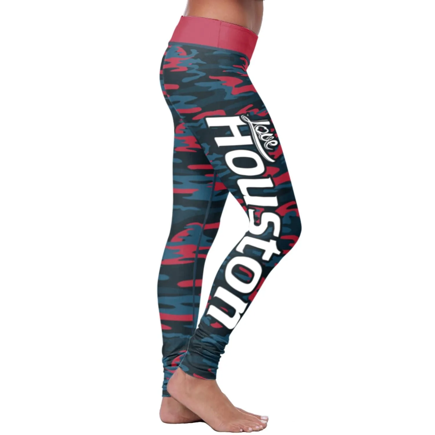 HOU FB Camo Leggings