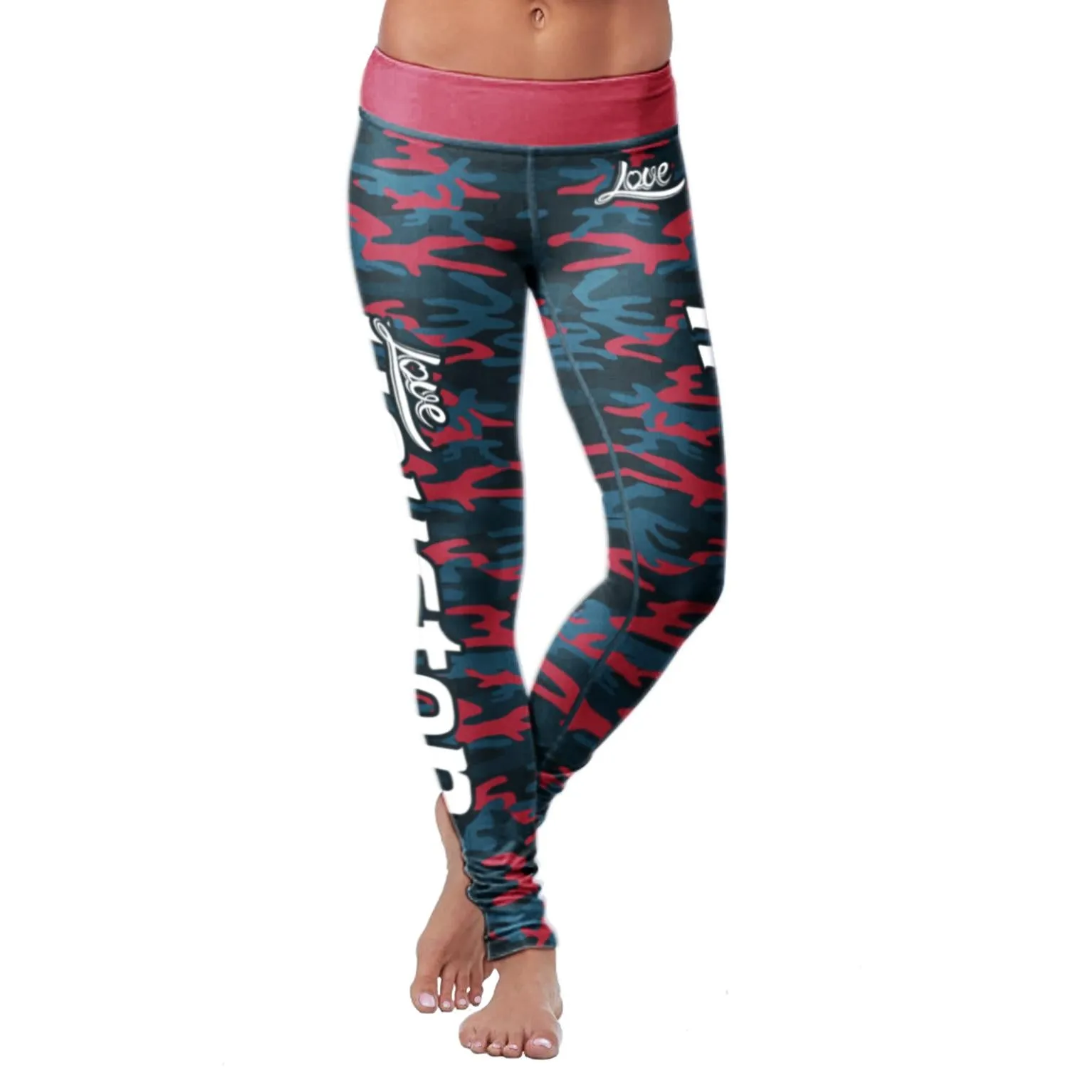 HOU FB Camo Leggings