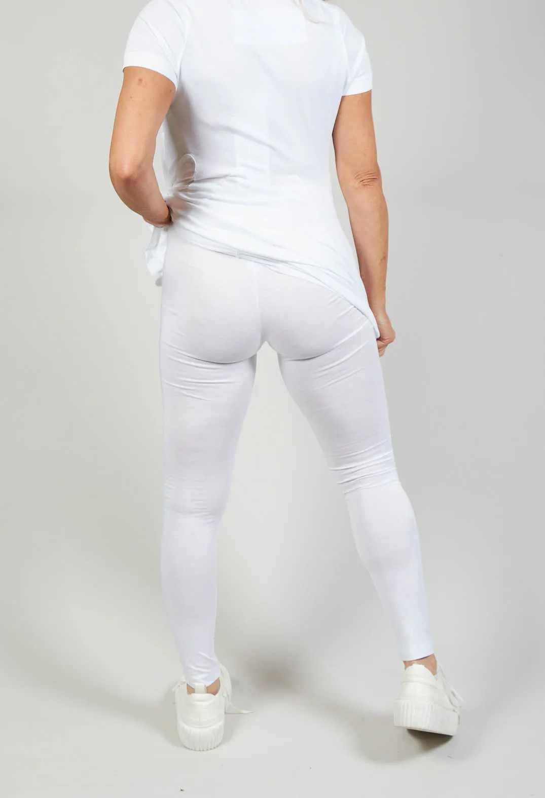 Jersey Leggings in White