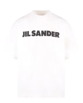 Jil Sander Logo Print Crewneck T-Shirt