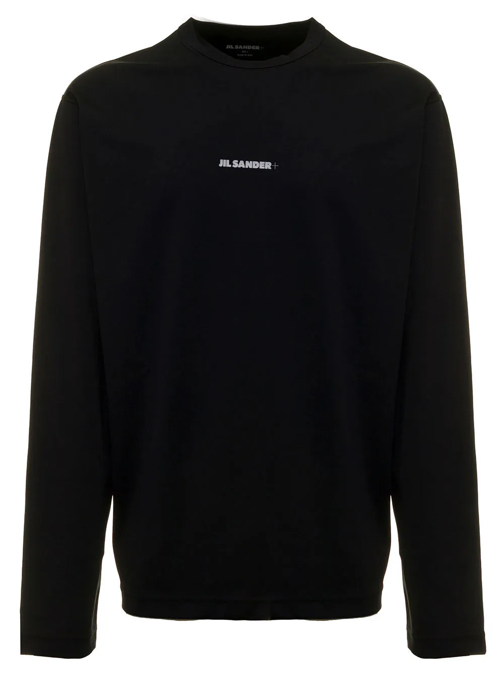 Jil Sander+ Logo Printed Straight Hem Jersey Top