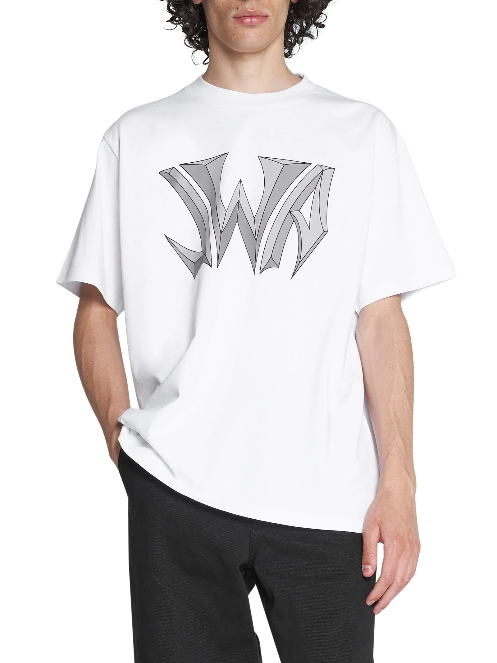 JW Anderson Logo Printed Crewneck T-Shirt