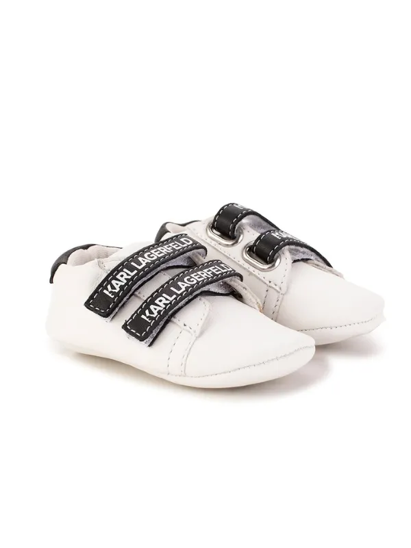 Karl Lagerfeld Sneaker K8 Logo Strap White-Black