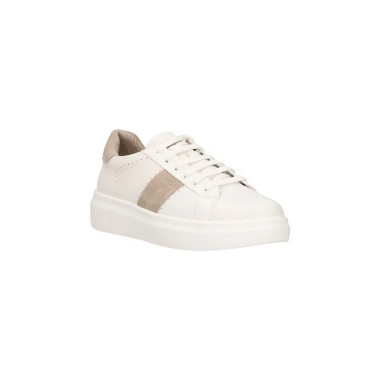 KEYS K-9261 Scarpe Uomo Sneaker Stringate Bianco