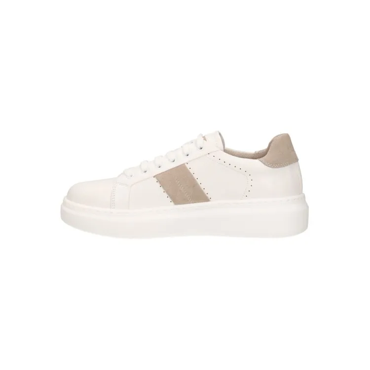 KEYS K-9261 Scarpe Uomo Sneaker Stringate Bianco