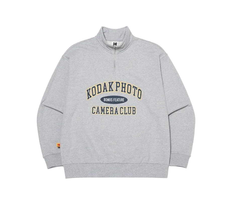 KODAK  |Unisex Street Style Long Sleeves Plain Logo