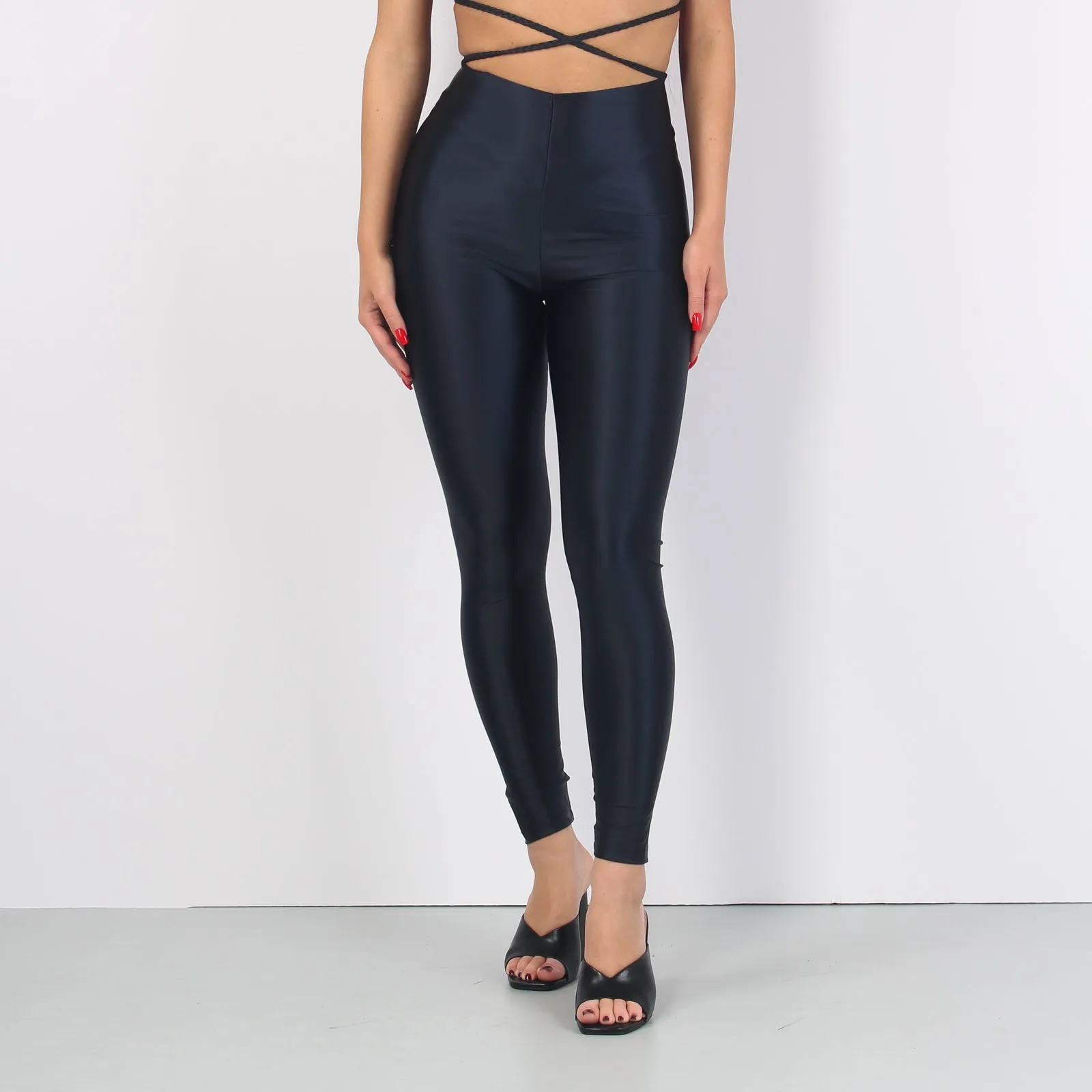 Leggings Basica Lycra Nero