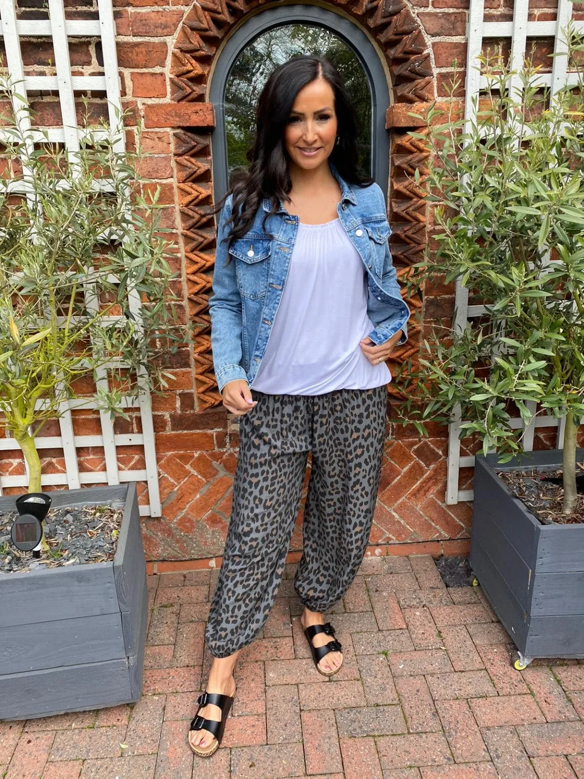 Leopard Hareem Trousers