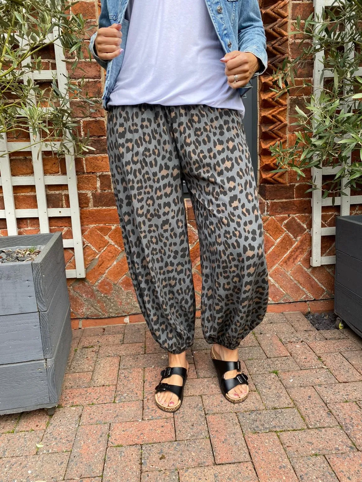 Leopard Hareem Trousers