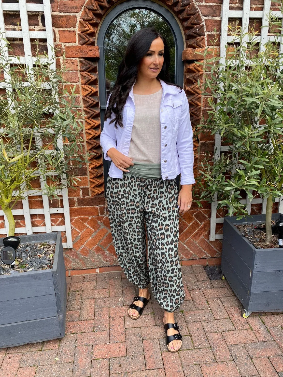 Leopard Hareem Trousers