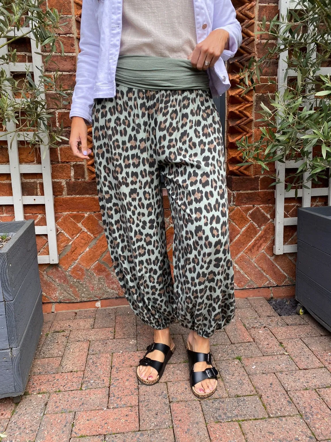 Leopard Hareem Trousers