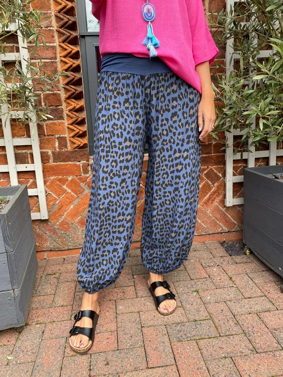 Leopard Hareem Trousers