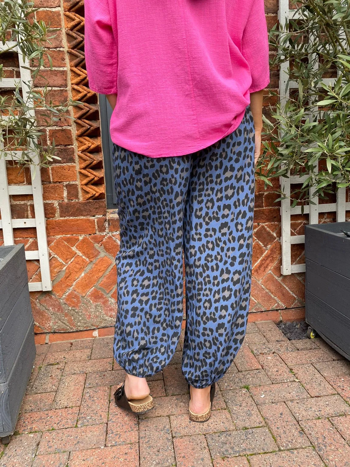 Leopard Hareem Trousers