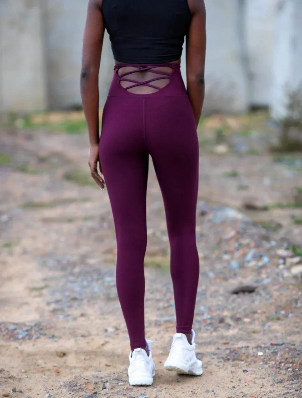 Lismina Decollete Damson Leggings