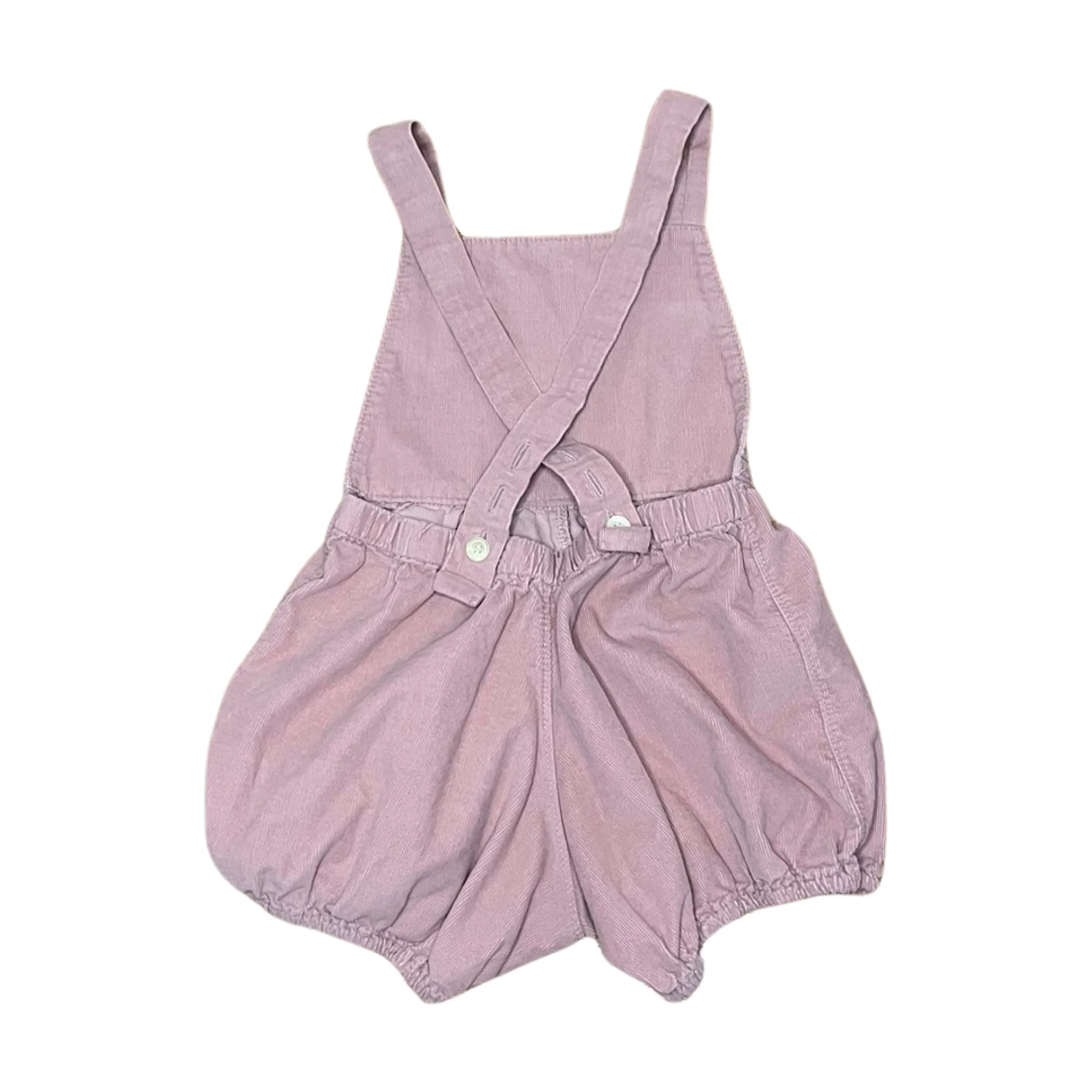 Mabo Pink Corduroy Romper