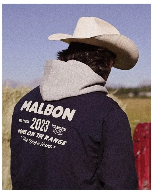 Malbon Golf  |Unisex Street Style Long Sleeves Plain Logo Hoodies