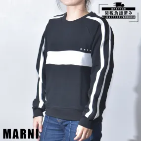 MARNI  |Crew Neck Unisex Street Style Long Sleeves Plain Cotton Logo