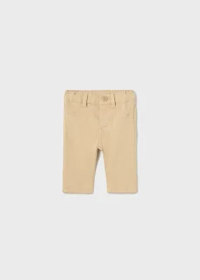 Mayoral Twill basic trousers for newborn boy - Crepe