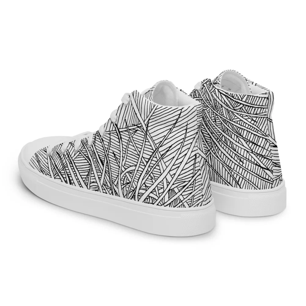 Men’s high top canvas shoes – Ball Moss Story