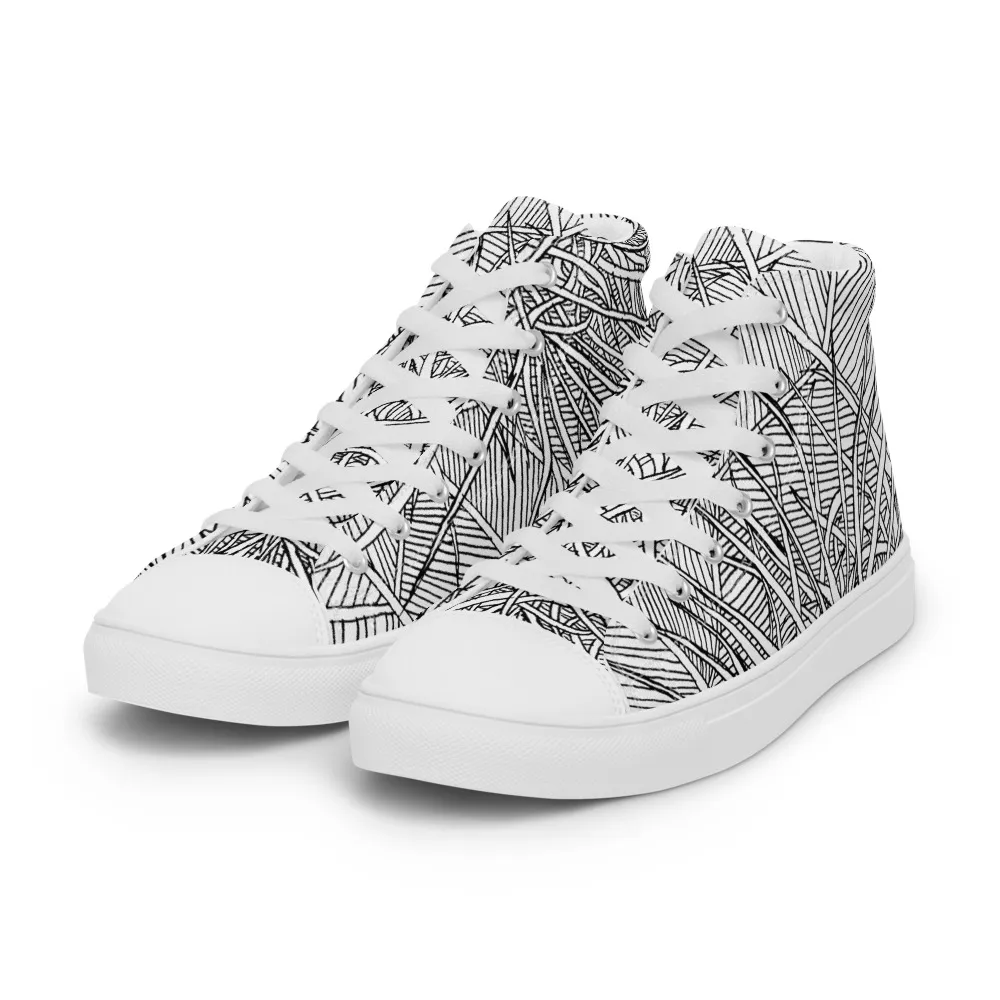 Men’s high top canvas shoes – Ball Moss Story