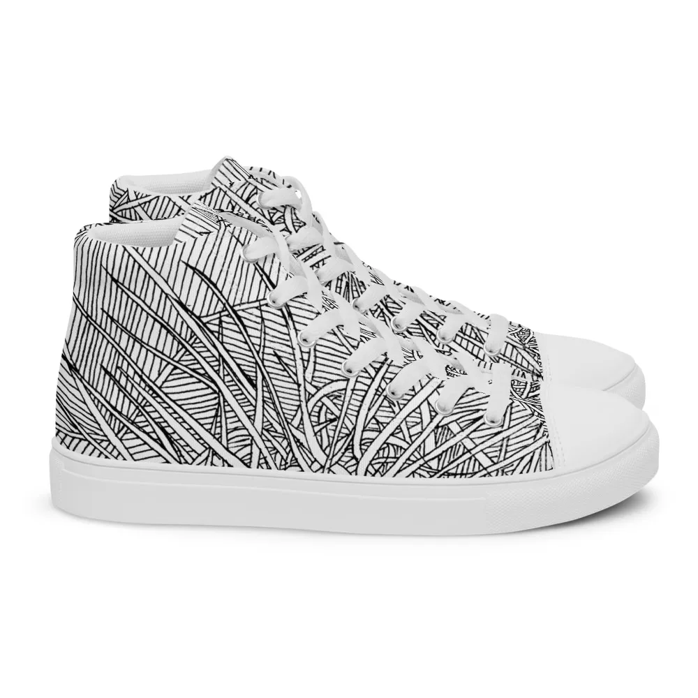 Men’s high top canvas shoes – Ball Moss Story