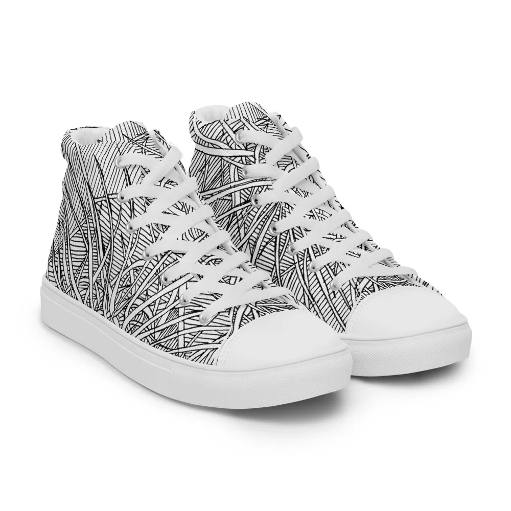 Men’s high top canvas shoes – Ball Moss Story