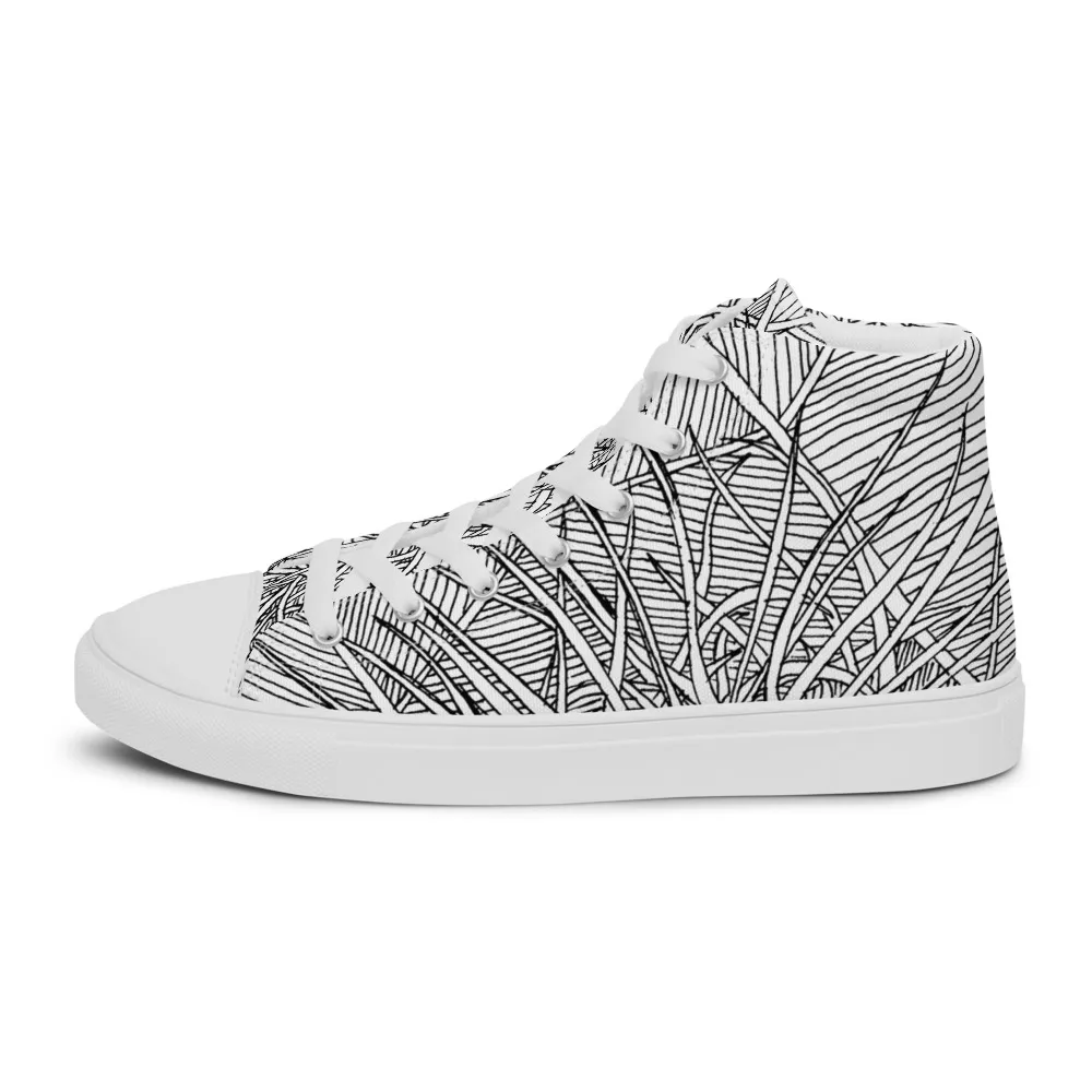 Men’s high top canvas shoes – Ball Moss Story