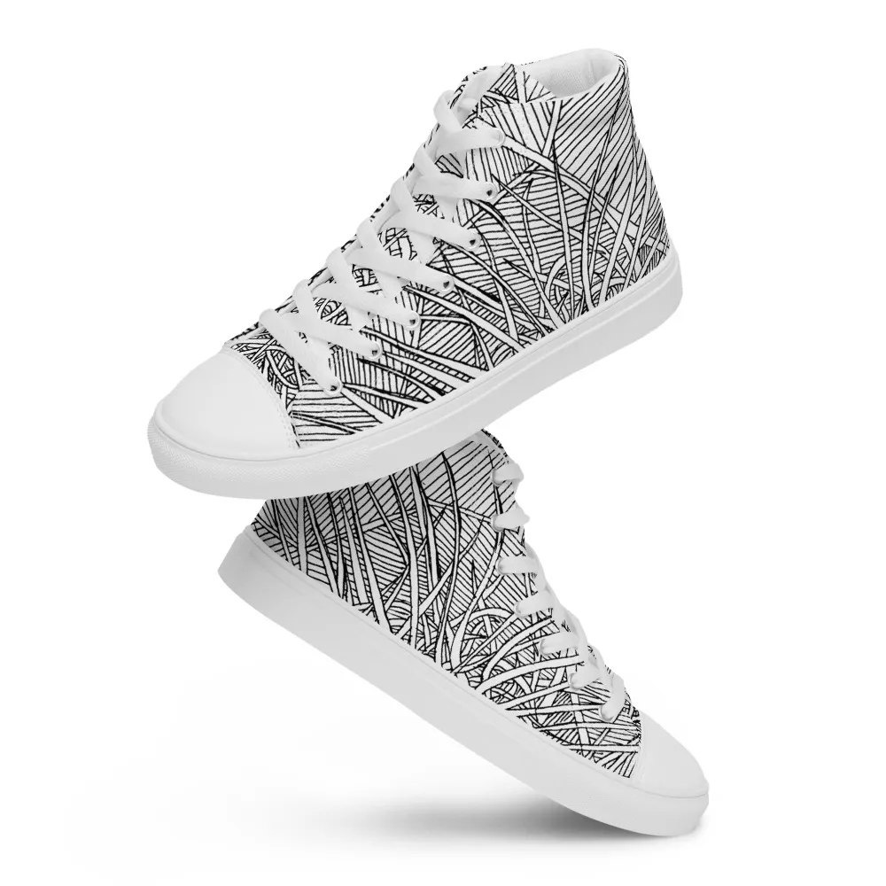 Men’s high top canvas shoes – Ball Moss Story