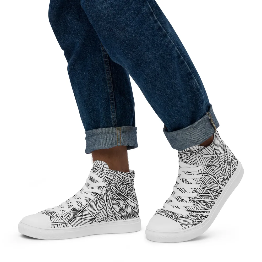 Men’s high top canvas shoes – Ball Moss Story